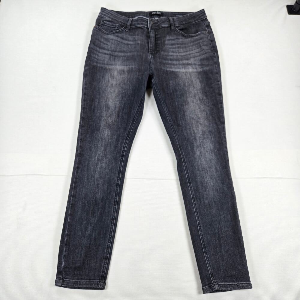 Judy Blue High Rise Stretch Skinny Fit Black Gray Jeans Women's Size 15/32‎